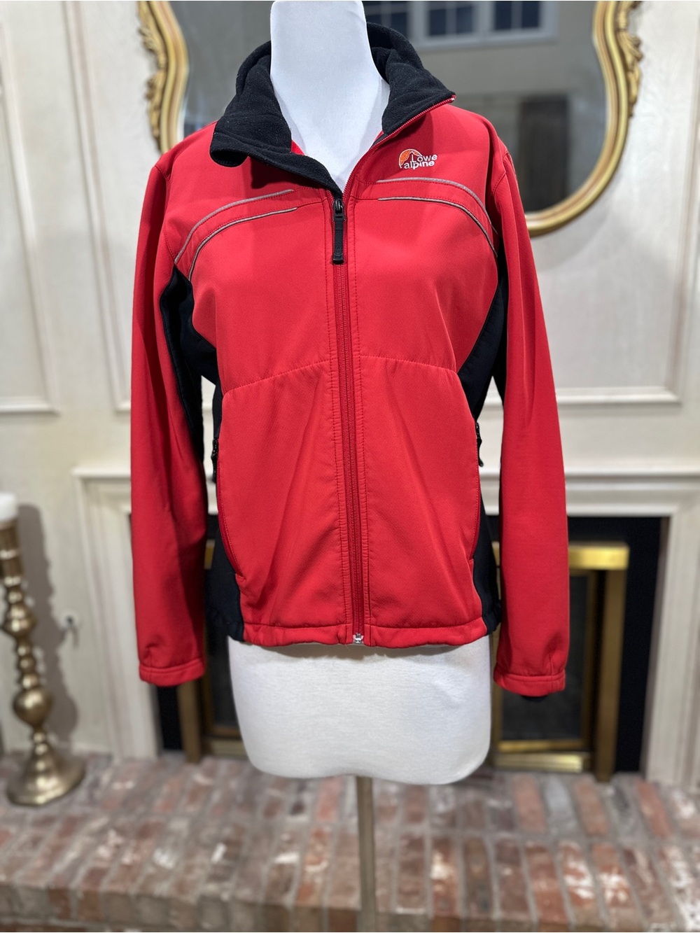 Lowe Alpine Polartec Softshell Jacket size Large Gorpcore Techwear‎ Hiking